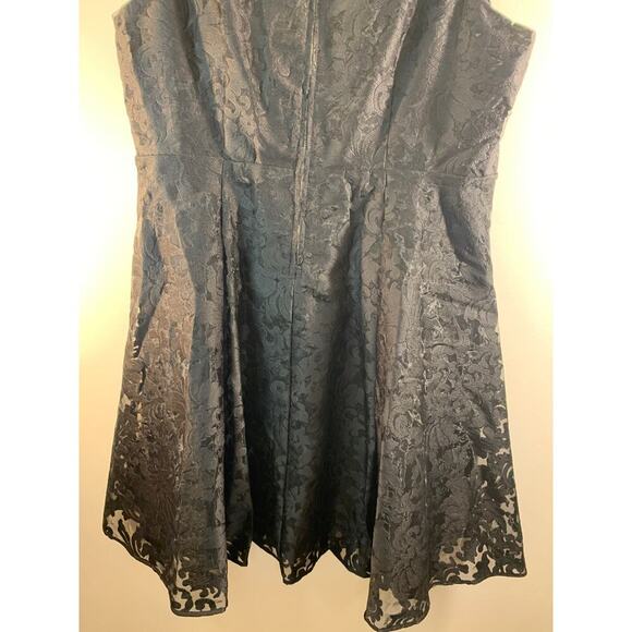 REBEL WILSON BY TORRID Women’s Black Jacquard Tank Skater Dress / Size: 18 - Picture 9 of 10